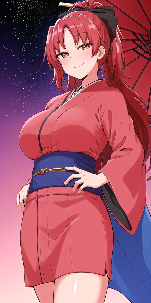 11189-1496321166-_lora_kyouko_sakuraV2_0.7_ kyouko_sakura, huge_breasts, standing, solo, kimono, starry_sky,, masterpiece, best quality, detailed.png